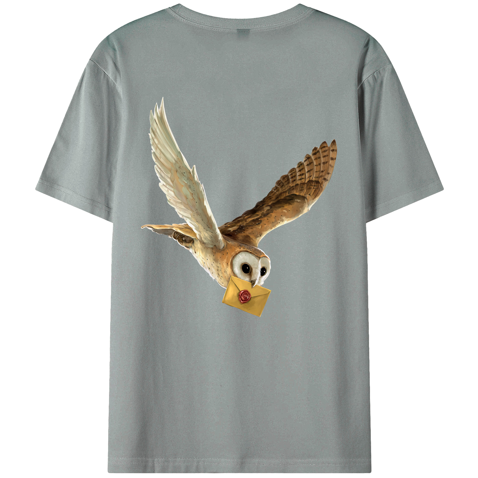 （画像用） Harry Potter ハリー・ポッターシリーズ 綿100％ メンズ半袖Tシャツ（バックプリント） 通気性